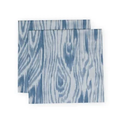 Woodgrain Stone Blue Napkin Dinner - 20 Per Package