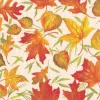 Woodland Leaves Paper Dinner Napkins in Ivory - 20 Per Package