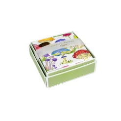 Woodland Mushrooms Boxed Cocktail Napkins - 40 Per Box