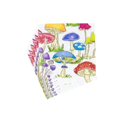 Woodland Mushrooms Cocktail Napkins - 20 Per Package