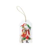Woodland Santa Classic Foil Gift Tags - 4 Per Package