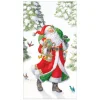 Woodland Santa Recycled Guest Towels - includes 15 Guest Towels