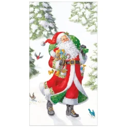 Woodland Santa Recycled Guest Towels - includes 15 Guest Towels