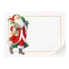 Woodland Santa Self-Adhesive Labels - 12 Per Package