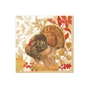 Woodland Turkey Paper Cocktail Napkins - 20 Per Package