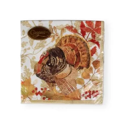 Woodland Turkey Paper Luncheon Napkins - 20 Per Package