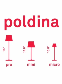 Zafferano Poldina Pro Mini Lamp - White