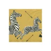 Zebras Green Boxed Cocktail Napkins - 40 Per Box