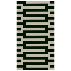 Zipper Paper Guest Towel Napkins in Black - 15 Per Package