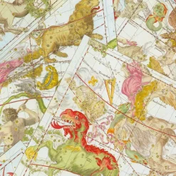 Zodiac Gift Wrap - One 30" X 8' Roll