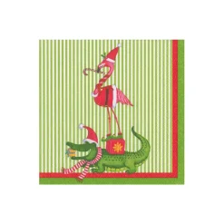 Zooey Christmas Boxed Cocktail Napkins - 40 Per Box
