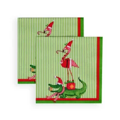 Zooey Christmas Cocktail Napkins - 20 Per Package