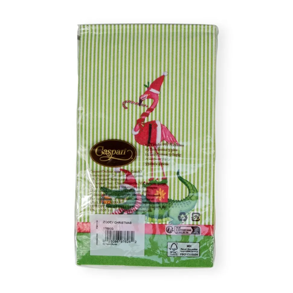 Zooey Christmas Guest Towel Napkins - 15 Per Package